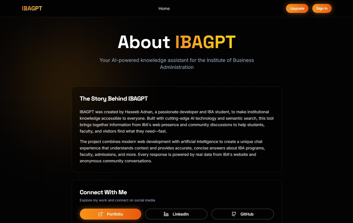 IBAGPT screen 2