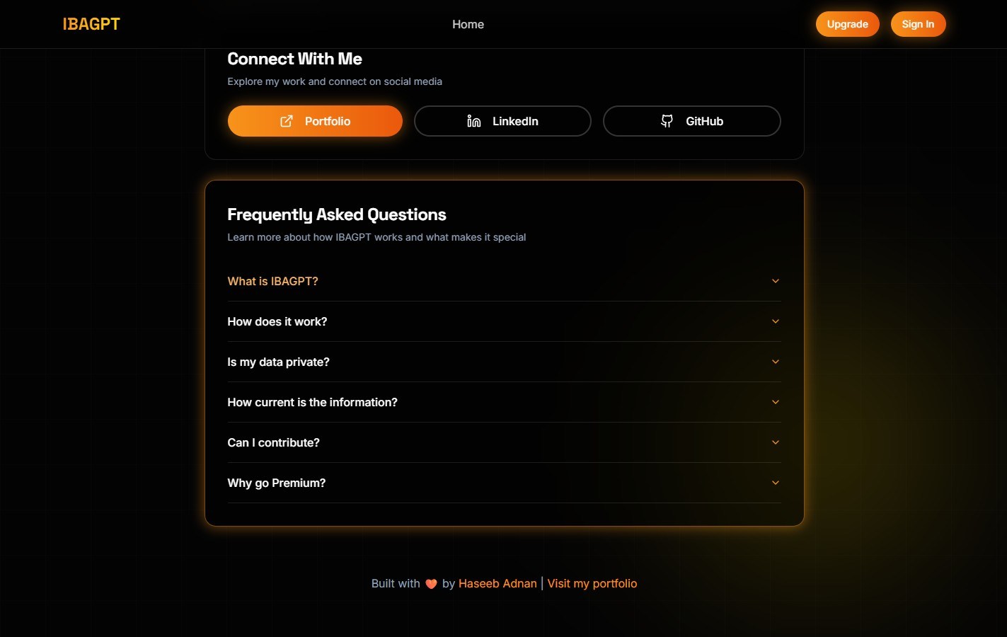 IBAGPT screen 3